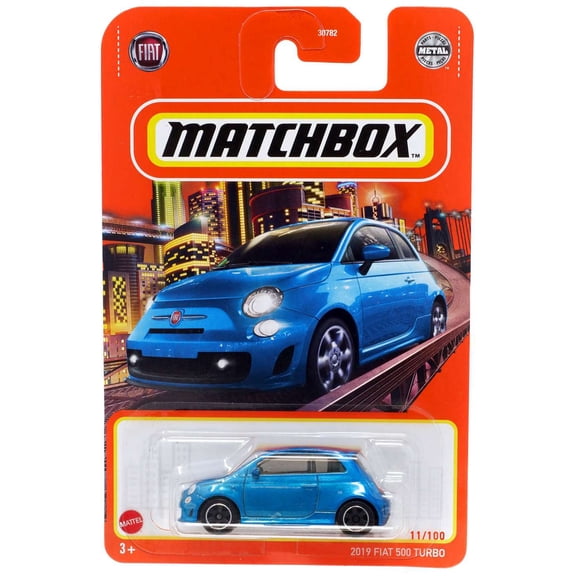 Matchbox 2019 Fiat 500 Turbo Diecast Car