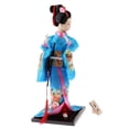 thumbnail image 1 of Muñeca japonesa Yukata Kimono de 12'' Exquisita muñeca de danza geisha japonesa Regalo artesanal, 1 of 8