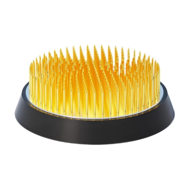 Práctico soporte de tallo de aleación con forma de rana para flor, ideal para cocina, boda, florero pequeño. Diámetro 7 cm