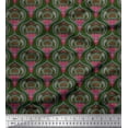 thumbnail image 1 of Soimoi Poly Georgette Fabric Moroccan Damask Fabric Prints By Yard 52 Inch Wide, 1 of 3