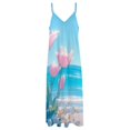 thumbnail image 4 of Vibe Blooming Tulips Fine Art Sleeveless Dress Summer Dress Woman 2025, 4 of 7