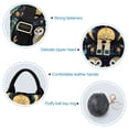thumbnail image 7 of FORMRS Women's Travel Backpack Purse Anti-Theft Hidden Pockets Casual Shoulder Bag, Brown Mystical Owls, 7 of 7