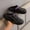 Black, variant on Men's 2-in-1 Hole Shoes, Summer Breathable Non-slip Beach Shoes, Outdoor Thick Sole Height Increasing EVA Hiking Slides