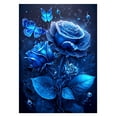 thumbnail image 2 of QHUDLV DIY Drill Painting Rose Kit Home Decor Craft Art 30x40cm UK, 2 of 9