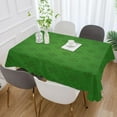 thumbnail image 5 of Coolnut Saint Patrick Clover Green Tablecloth Rectangle Colorful Table Cloth Large Square Table Cover for Dining Kitchen Party 54"x54" Decor Gift, 5 of 7