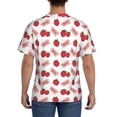 thumbnail image 2 of Rocae Strawberry for Men's Moisture-Wicking Crew Tee - T-Shirt for Sports, Outdoor Activities, and Casual WearMedium, 2 of 9