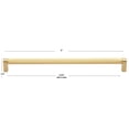 thumbnail image 4 of GlideRite 12-5/8 in. (320mm) Center-Center Knurled Cabinet Bar Pull, Satin Gold - 4788-320-SG, 1 Pack, 4 of 4