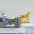 thumbnail image 2 of Bandeja moderna con escultura de resina de gato y caballo para mesa de comedor, estante de armario, joyero, aperitivos, decoración del hogar u oficina, 2 of 8