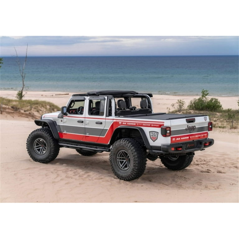 US Customized Quilted ボディー バッグ Rampage by RealTruck Trailview Fastback Soft Top for Jeep