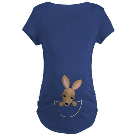 

CafePress - Kangaroo Pouch Maternity T Shirt - Maternity Dark T-Shirt