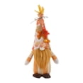 thumbnail image 2 of HHJZPR 14.17in Fall Maple Leaf Scarecrow Gnome Plush Figurine, Autumn Harvest No-Face Gnome Tabletop Ornament for Thanksgiving Farmhouse Window Decor, 2 of 6