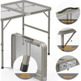 thumbnail image 6 of 3 FT Folding Table,Portable Table for Grill,Folding Picnic Table with Mesh Desktop,Silver, 6 of 6