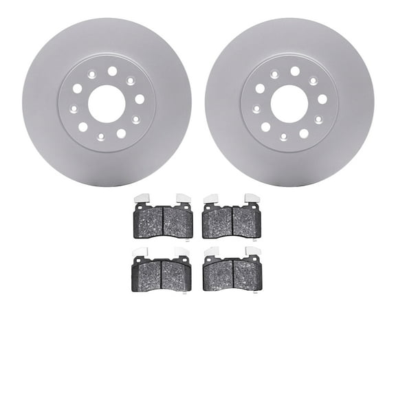 Dynamic Friction Company Front Geospec Brake Rotors with 5000 Advanced Brake Pads 4502-46114