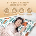 thumbnail image 4 of Lsque Cute Tableware Body Pillow Case Cover,Ultra-Soft Microfiber Bed Pillow Cases 20x54 inches,Elegant Bedding,Breathable Durable Pillow Cover with Envelope Closure, 4 of 8