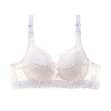 SHTXOZHI Women's Underwire Bra Full Coverage Push Up Lace Bras Breathable Comfort Everyday Bras