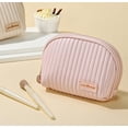 thumbnail image 4 of Bolsa de maquillaje kamumanni, bolsa de cosméticos pequeña para monedero, color rosa, 4 of 6