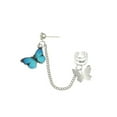 thumbnail image 2 of Soumake 1Pc Punk Earring Dainty Durable Butterfly Shape Punk Long Chain Earring Jewelry Accessories, 2 of 8