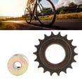 thumbnail image 2 of Single Speed Bike Freewheel 18T Threaded Bicycle Freewheel with 13mm Connector Cycling Replacement Accessory, 2 of 7