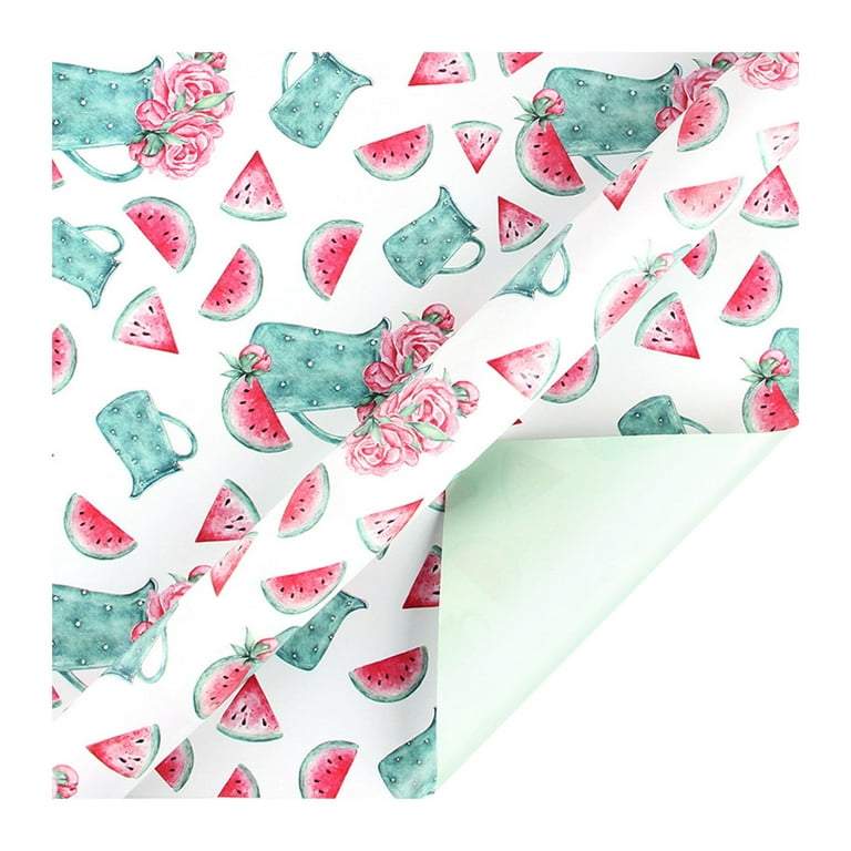  Cute Cartoon Strawberry Gift Wrap Premium Thick