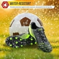 thumbnail image 5 of Vizari Ranger Firm Ground Soccer Cleats for Kids – Durable, Comfortable, and Lightweight Soccer Shoes for Toddlers, Little Kids, and Big Kids, Black/Neon Green, 11.5, 5 of 5