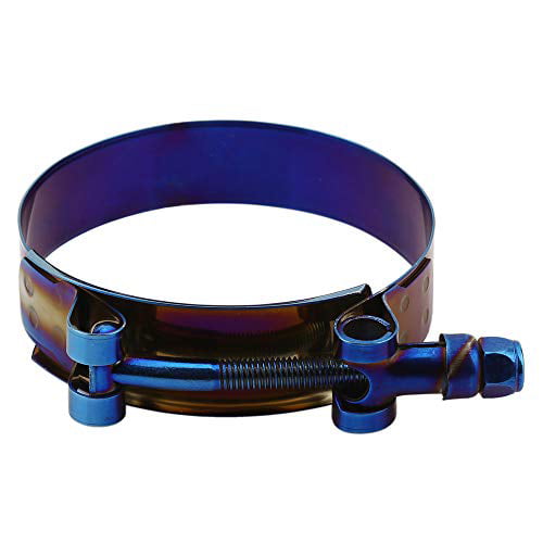 53-61mm Kyostar T-Bolt Clamp Assortment Adjustable Stainless Steel Hose Clamps Titanium Blue Clamp Diameter Ranger for 2 inch 