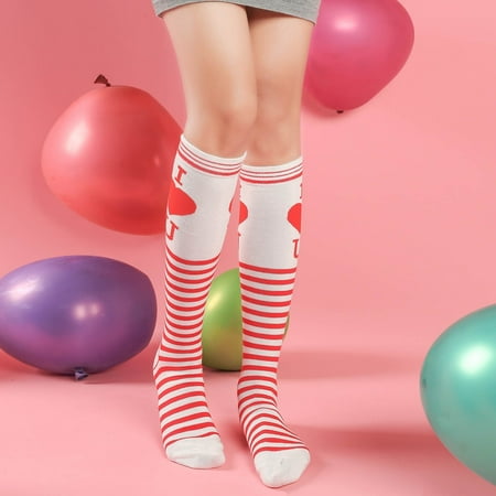 

Accessories Socks Valentine s Socks Day Heart Love Women Party Girls Prints Socks