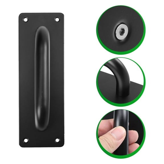 WHAMVOX Black Stainless Steel Door Handle Pull Knob for Door with Comfortable Grip and Durable Design 1pc