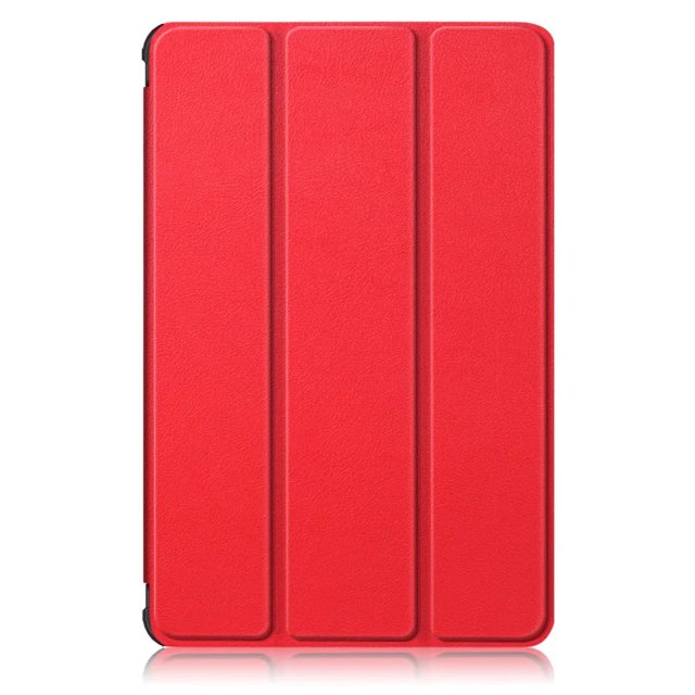 For Samsung Galaxy Tab A9 2023 Case 8.7 inch Magnetic Tri-Folding PU Leather Stand Cover for Galaxy Tab A9 SM-X110 X115 Tablet Red Tab A9 8.7inch 2023