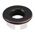 thumbnail image 1 of Uxcell 1.18''x0.53'' Inserto de tapa de desbordamiento en agujero, tapas redondas de cobre bronce negro 1Pcs, 1 of 5