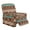 American Tribal Brown, variant on SCRAWLGOD Fur Leopard Print Recliner Chair Covers 4 Pieces Lazyboy Recliner Covers Stretch Reclining Chair Cover Washable Furniture Protector Cover with Elastic Band