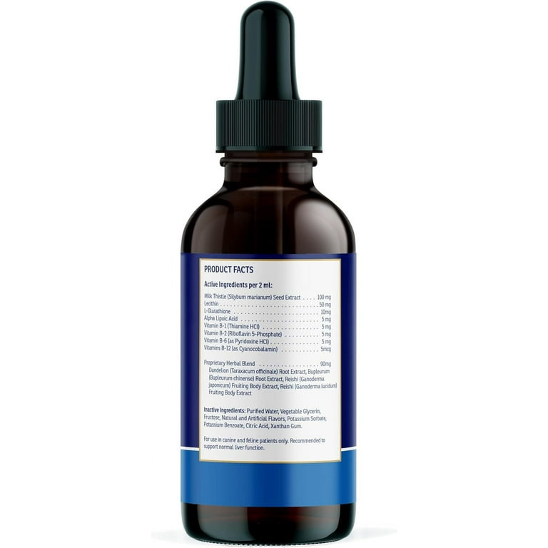 Rx Vitamins Liquid Hepato Support for Dogs & Cats, 4oz, Liver Support -  Walmart.com