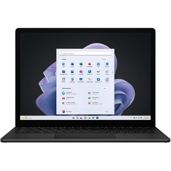 Restored Microsoft Surface Laptop 5 13.5" PixelSense Touch Laptop Intel Core i5-1235U 16GB RAM 256GB SSD Matte Black Windows 11