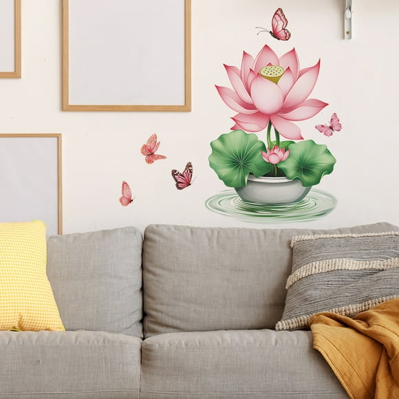 Sales Today Clearance! Style Leaves Wall Stickers, Bedroom and Living Room Decorative Wall Decals, Home Beautification & Design for Study, Hallway, and Entrance Walls