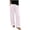 Pink Pants, variant on YUGYXL Women's Striped Wide Leg Yoga Pants High Waist Loose Fit Sweatpants Baggy Drawstring Casual Lounge Flared Joggers Red Pants S