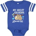 thumbnail image 3 of Inktastic My Great Grandpa Loves Me with Sloth and Hearts Boys or Girls Baby Bodysuit, 3 of 5
