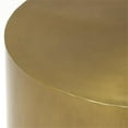 thumbnail image 3 of Home Square 18" Round Metal Accent End Table in Gold - Set of 2, 3 of 4
