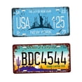 thumbnail image 1 of 2 piezas Vintage Metal cl de cl Pub decoración Gloria Estados de carteles de chapa, 1 of 9