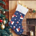 thumbnail image 5 of Coolnut Christmas Stocking Personalized Christmas Snowflake Large Candy Stocking Hanging Gift Xmas Stockings Decoration 1 PC for Family Holiday Party Ornaments Decor Fireplace, 5 of 7
