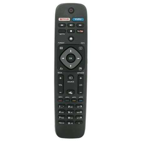 NH500UP Replace Remote for Philips TV 43PFL4901 50PFL5901 50PFL4901/F7 32PFL4902