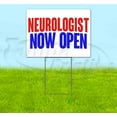 thumbnail image 1 of Neurologist Now Open (18" x 24") Yard Sign, Includes Metal Step Stake, 1 of 6