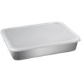 thumbnail image 4 of Stainless Steel Baking Tray with Rack for Easy Baking and Storage Silver 12.5 x 10.5 Inches, 4 of 5