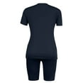 thumbnail image 7 of ibiyuan Women Summer Outfits Women's Casual Printed Shirt and High Waist Shorts Two Piece Set Comfortable Loose Fit Summer Outfit, 7 of 7
