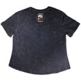 thumbnail image 2 of Lethal Threat Unleashed Skull Womens Short Sleeve T-Shirt Gray 1X, 2 of 2