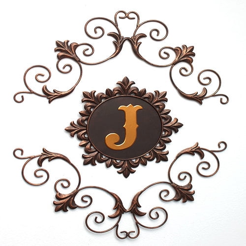 Metal Monogram Wall HangingsJ