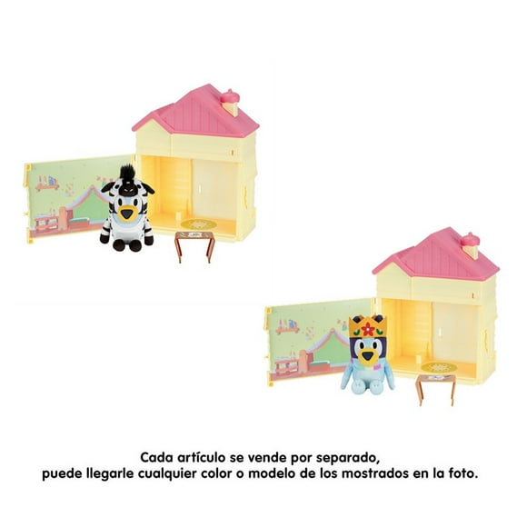 Casa de Jueguete Bluey Efecto Peluche Sorpresa. Varios modelos 1 pieza.