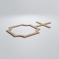 thumbnail image 3 of Ekena Millwork 26 7/8"W x 15 3/8"H x 3/8"T Medium Bradley Decorative Fretwork Wood Wall Panels, Hickory, 3 of 7