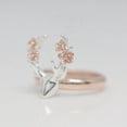 thumbnail image 5 of HEANUJJ Floral Rings for Women Rose 1Pack, 5 of 8