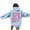 Light Blue, variant on Tunic Tops for Women Fall Relaxed Fit Hooded Long-sleeved Puff Off the Shoulder Drawstring Floral Leisure Cotton Sweatshirts Sweatshirt(Blue,S)