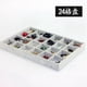 thumbnail image 3 of Caja de almacenamiento Zulema Organizador de exhibición de joyería Gris, 3 of 8