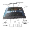 thumbnail image 2 of Controlador de carga solar de 12V/24V con puerto USB Herramientas de interfaz USB (30A) Ehuebsd Libre de BPA, 2 of 9